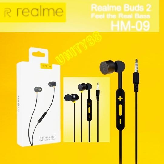 Headset Realme 5 5i 5pro 6 7 7i 7pro Buds2 Allmerek HP colok universal - HM 09