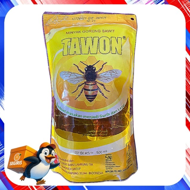 Tawon minyak goreng refill 500 ml