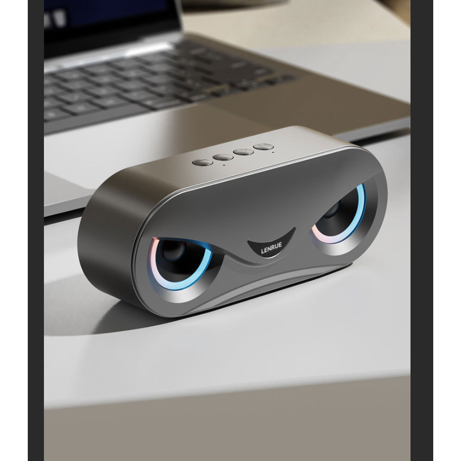 Eagle Eye Bluetooth Speaker Powerful Wireless Home Outdoor Subwoofer Mobile Portable Luminous TF Car