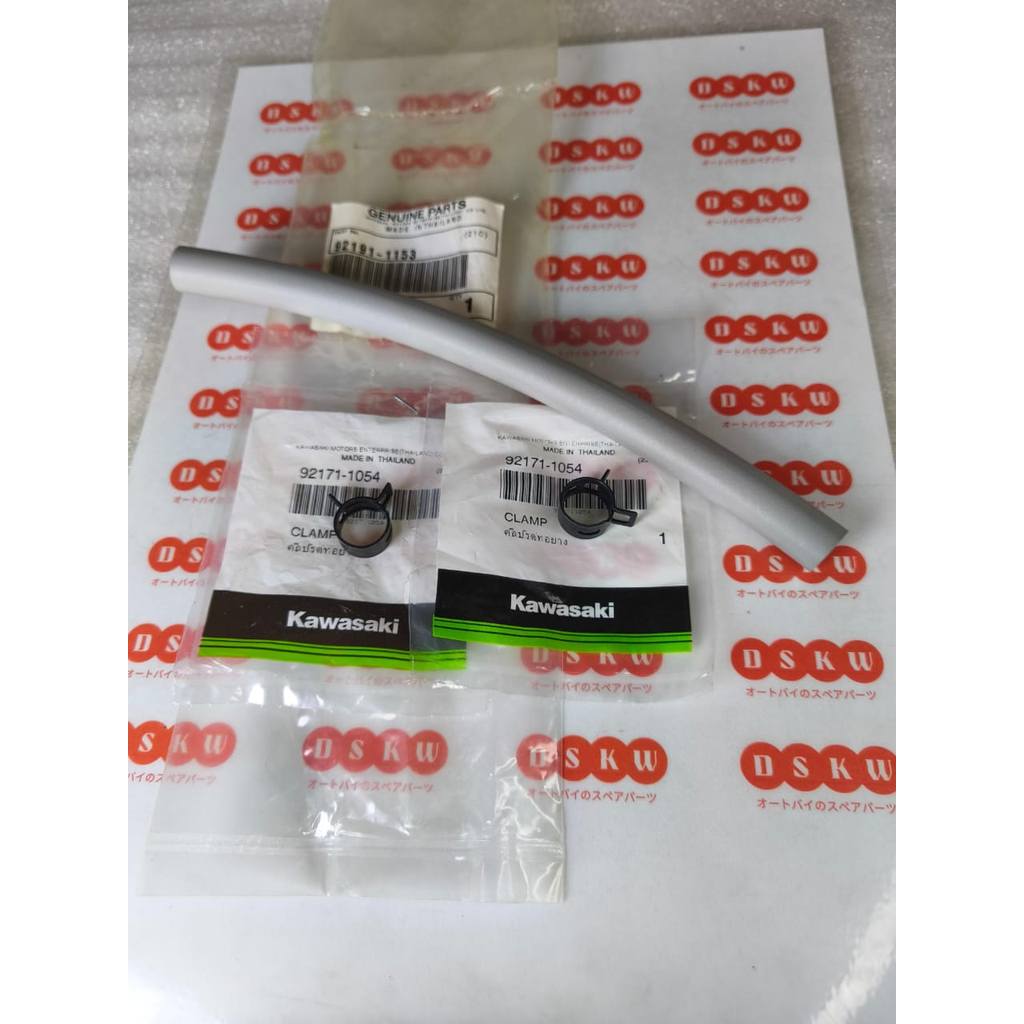 Slang Selang HSAS Set Klem NINJA 150 RR CBU | ZX150 KGP 92191-1153 | 92171-1054