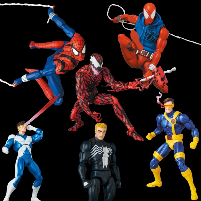 Hot Medicom Toy Cyclops Mafex 173 Mafex 099 Thor Mafex 182 Spiderman Venom  Mafex 118 Action Anime F