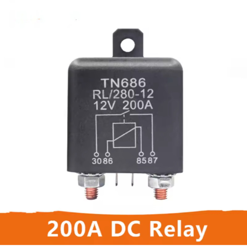 High Current Relay Starting Relay 200A 100A 12V 24V Power Automotive Heavy Current Start relay Car r