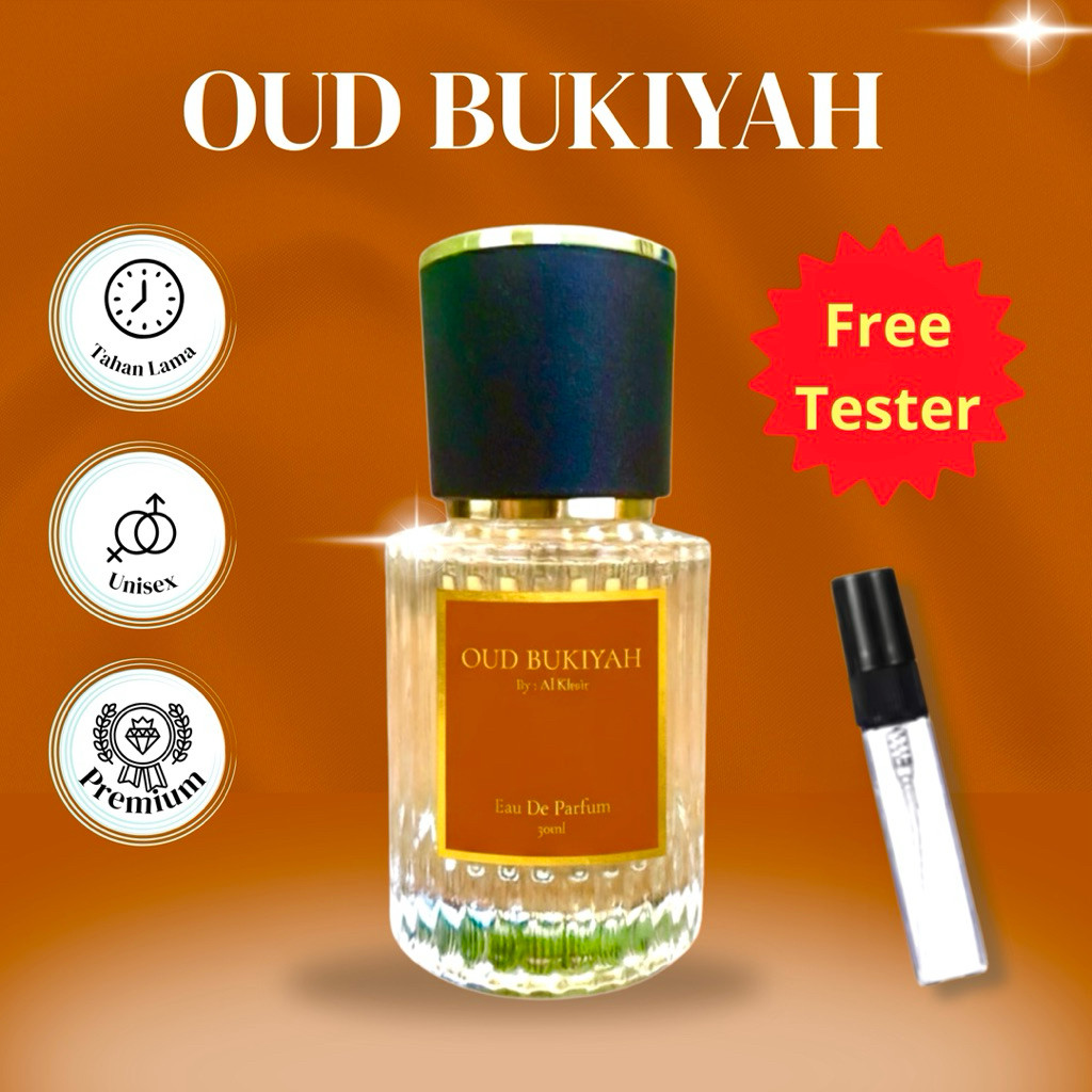Oud Bukiyah Parfum Arab Pria Wanita Tahan Lama - OUD BUKIYAH Original