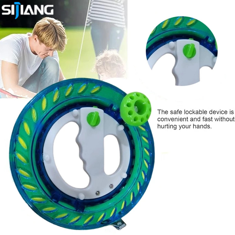 SIJIANG 20CM 400M Alat Gulung Benang Layangan Handle Kite Layangan Dengan Kunci Pegangan Benang Laya