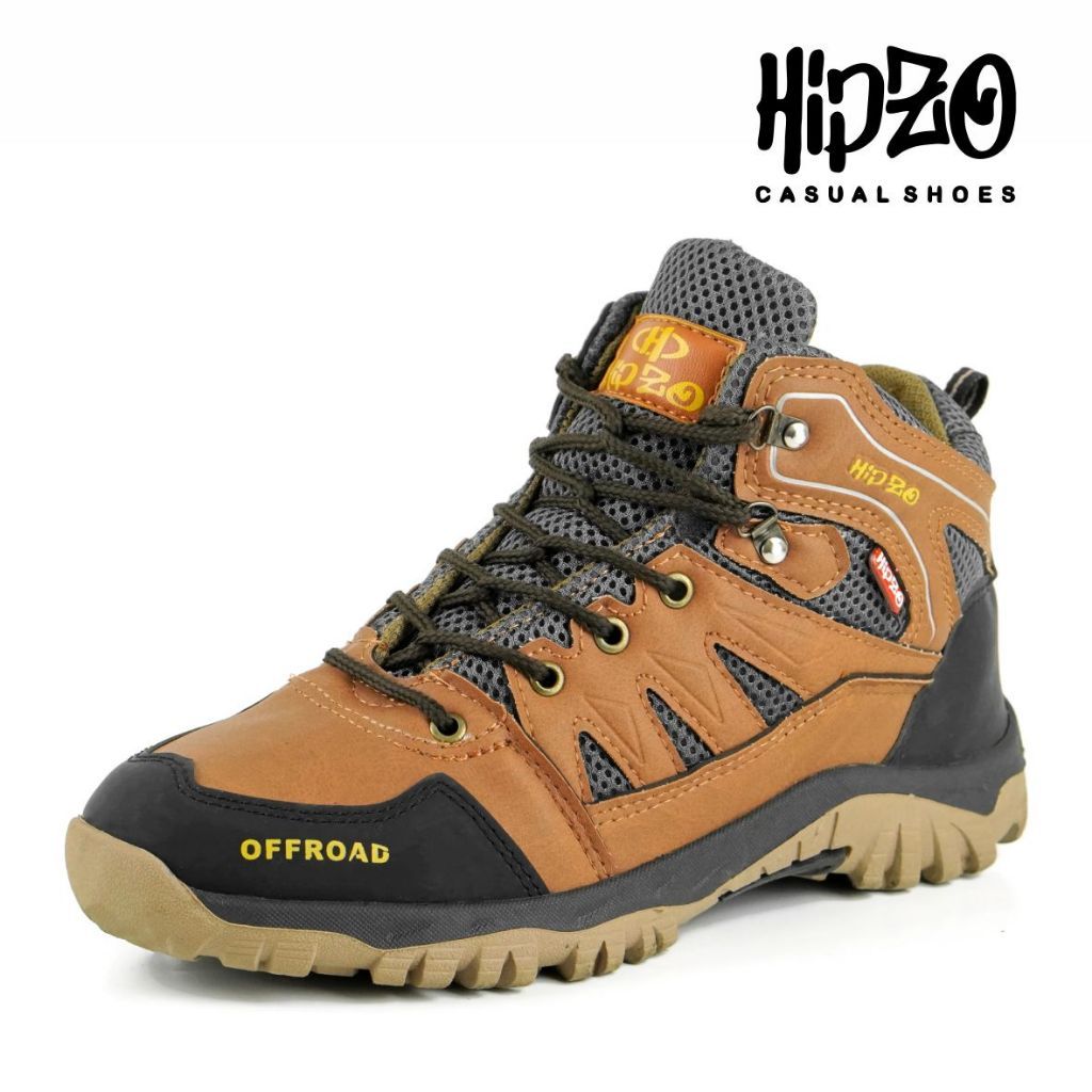 2E Sepatu Pria Hipzo M030 Sepatu Hiking Boots Outdoor Pria Original