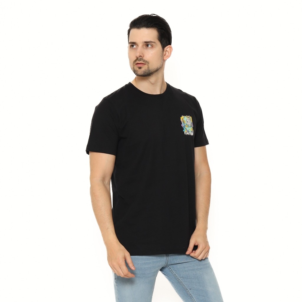 Planet Surf Clothing Kaos Lengan Pendek Pria Fligen Men Tee Planet Surf