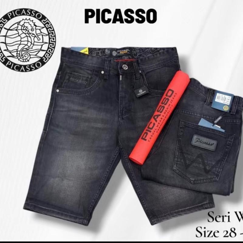 Picasso pendek motif W model kantong bodir  Celana Surfing Distro Dewasa