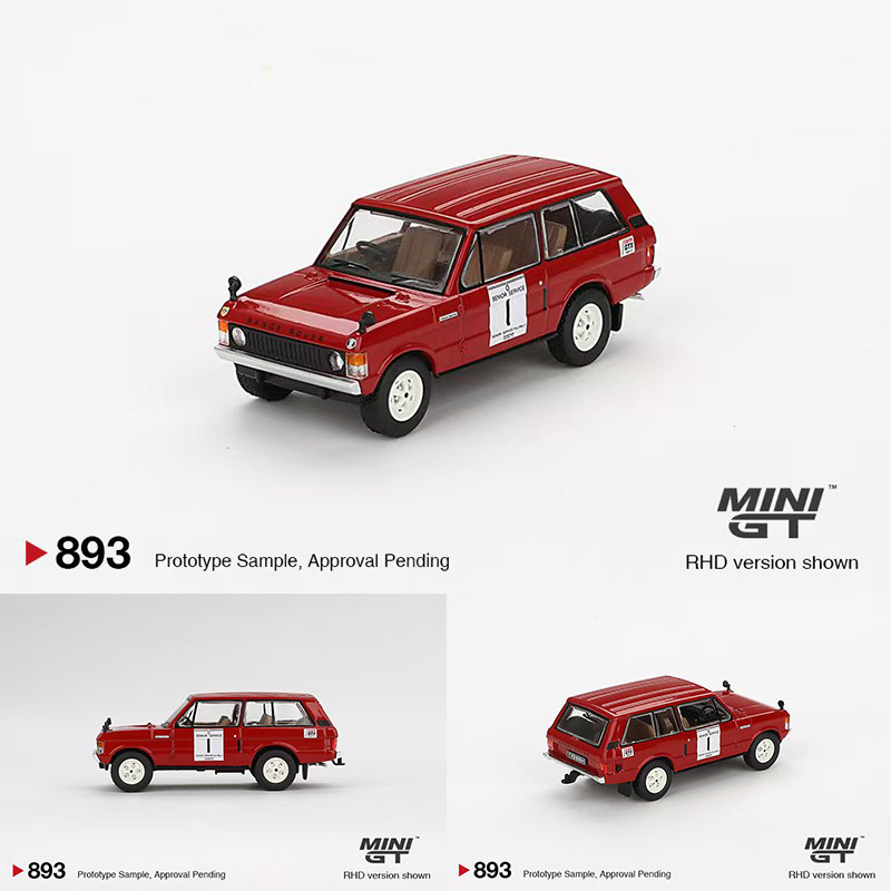 MINIGT 893 In Stock 1:64 Range Rover 1971 International Hillrally Winner Diecast Model Collection To