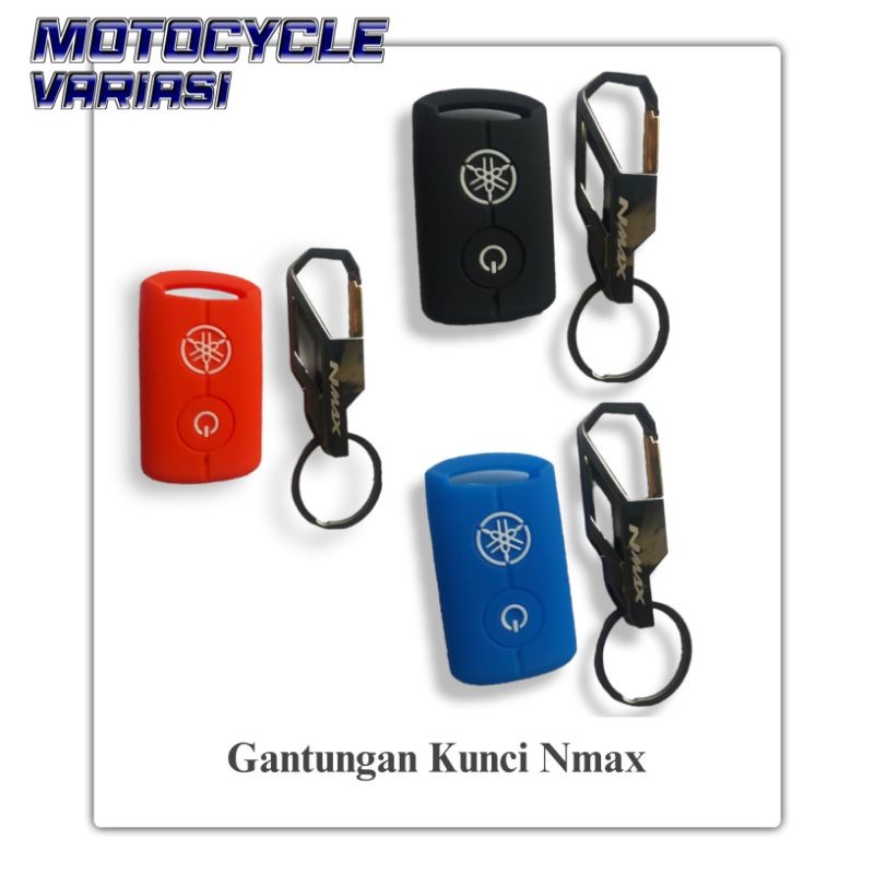 Gantungann kunci motor gantungan kunci logo NMAX plus cover remot NEW NMAX 2021 2021