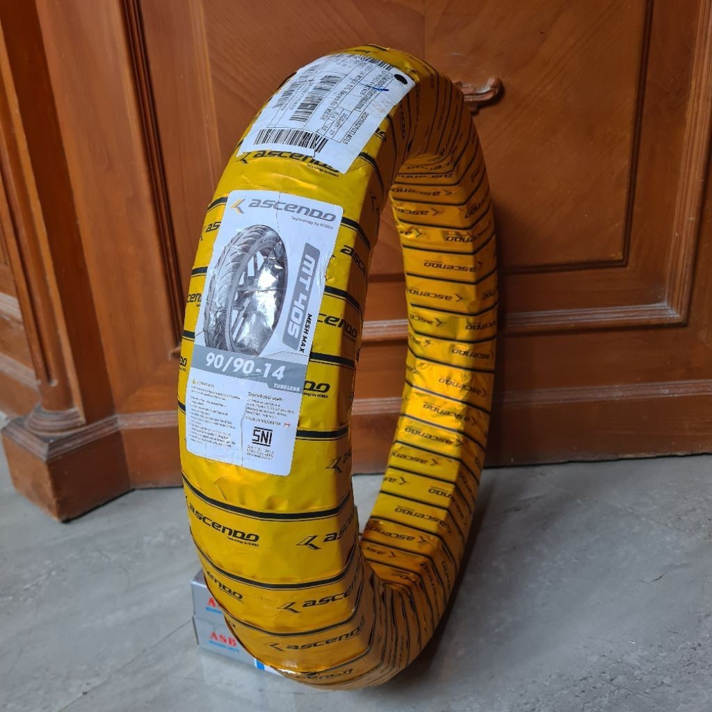 Ascendo Ban Belakang 90/90-14 Tubeless – Cocok Vario, Beat, Genio Ring 14