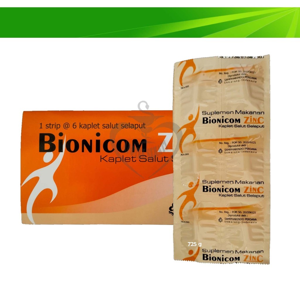 Bionicom ZinC / Multivitamin Mineral Zinc Vitamin B C E Calcium - best suplemen Shopee SR