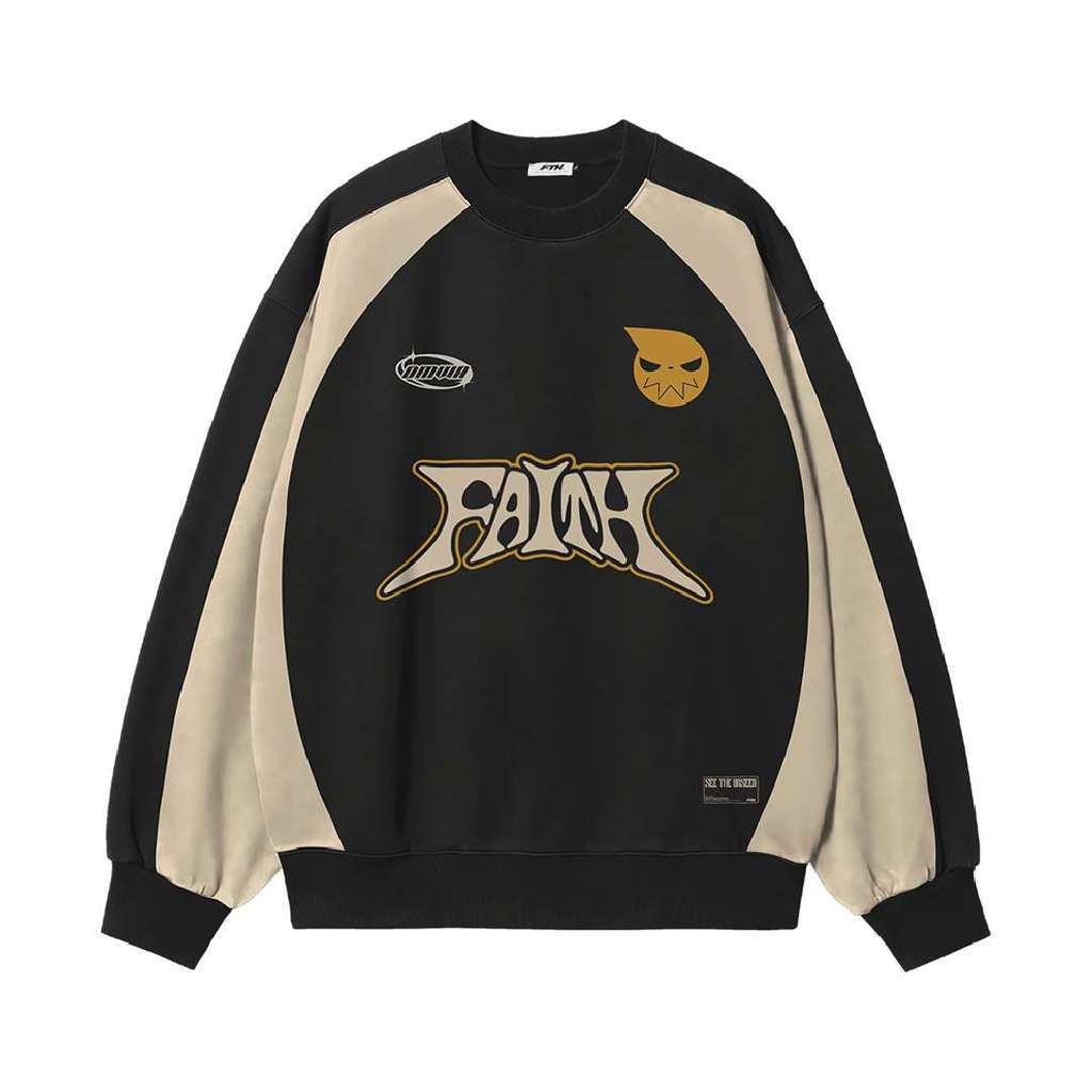 Faith Industries "Sun Moon" Crewneck Black