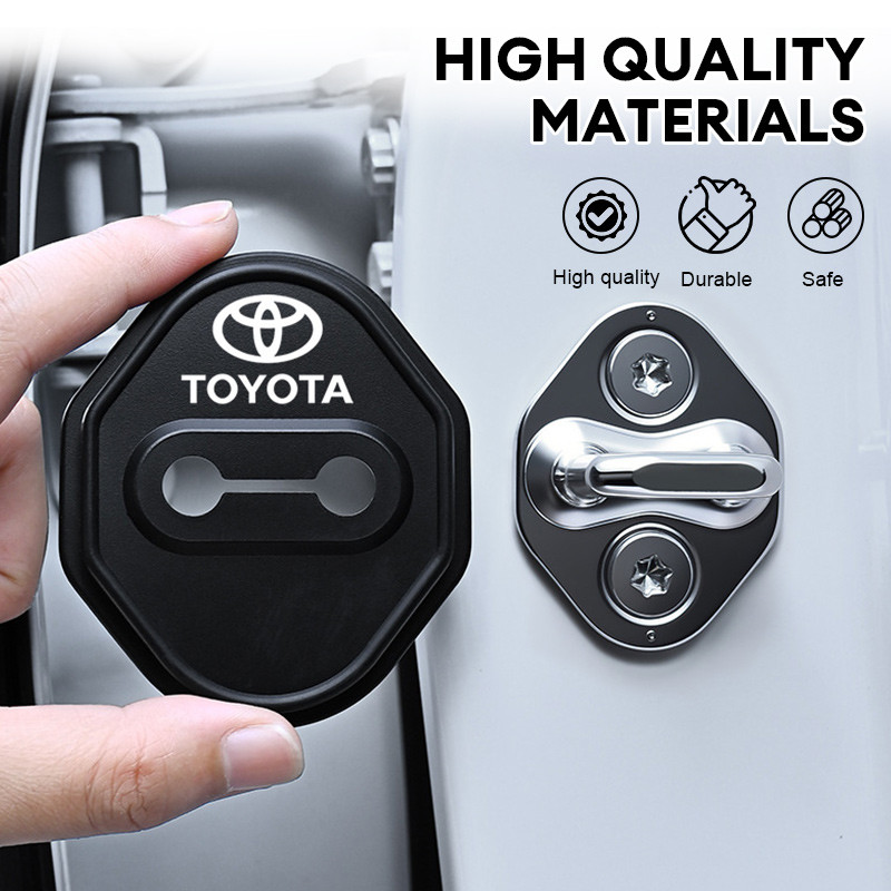 4 Pcs/ Set Universal Senyap Mobil Pelindung Kunci Pintu Mobil Bahan karet Peredam Pintu Mobil/ Cover