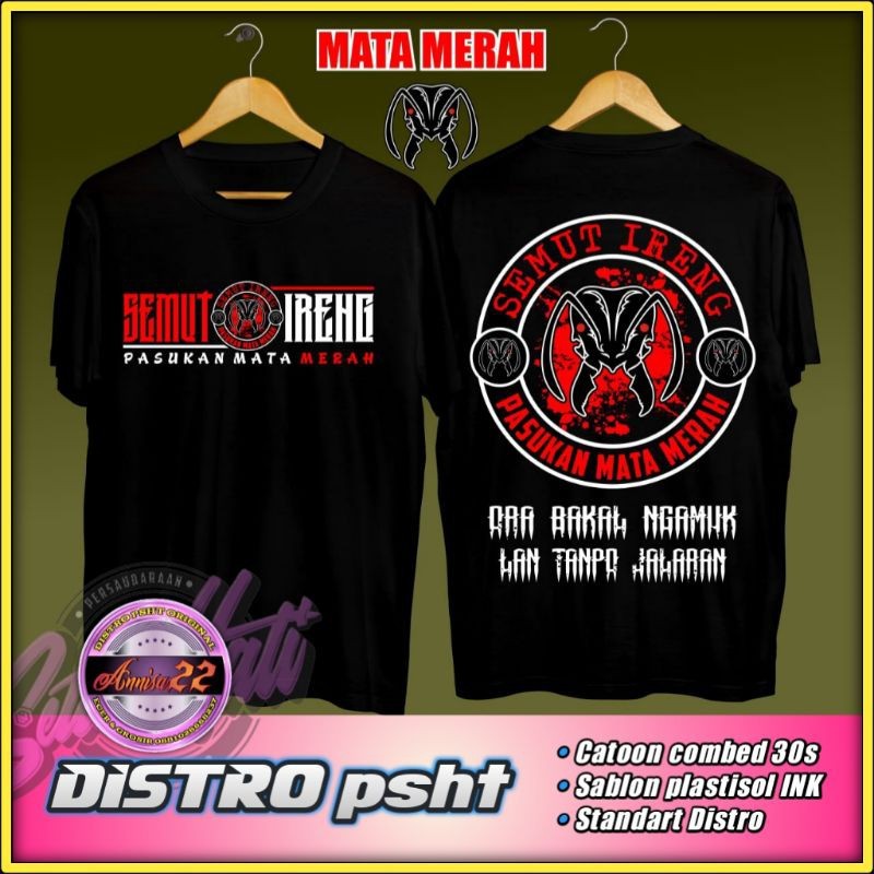 KAOS PSHT SEMUT IRENG COD (kode D1)