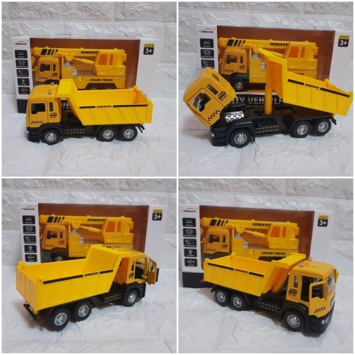 Diecast Truck Kontruksi Anak - Miniatur Diecast Metal Truck Konstruksi