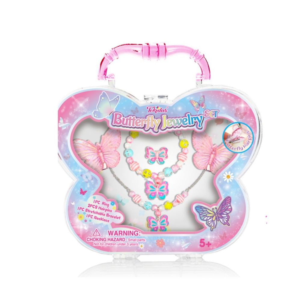 TOKIDAS Butterfly Jewelry Set | Perhiasan Mainan Anak-Anak