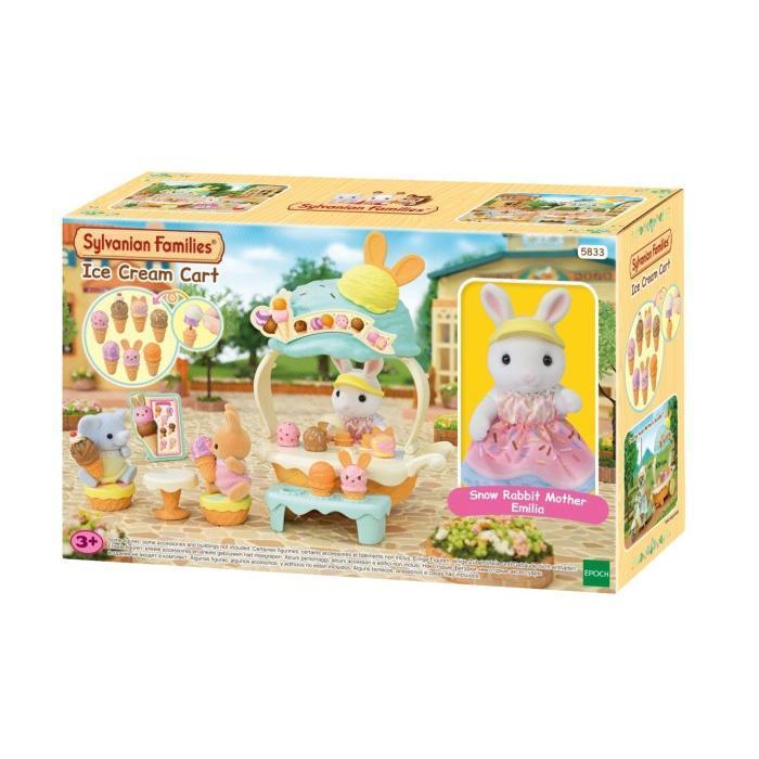 Snow Rabbit Mother Ice Cream Cart Sylvanian Families 58330 Figure Set Toys PStore27