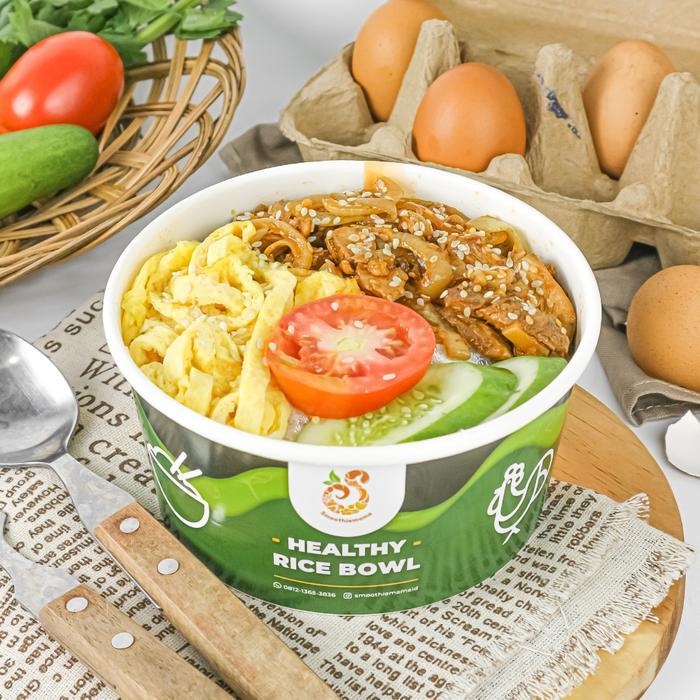 Nasi Box Healthy Rice Bowl Premium Nasi Diet All Varian Smoothiemama - Chikuwa Chicken - Chicken