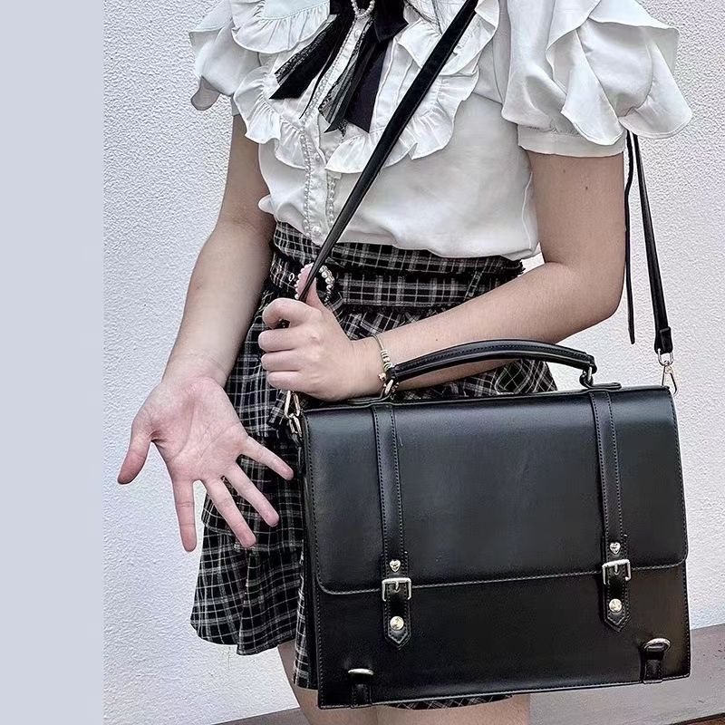 Niche Japanese Transparent Ita Bag Casual Large Capacity Girl Shoulder Crossbody Bag Fashionable Ulz