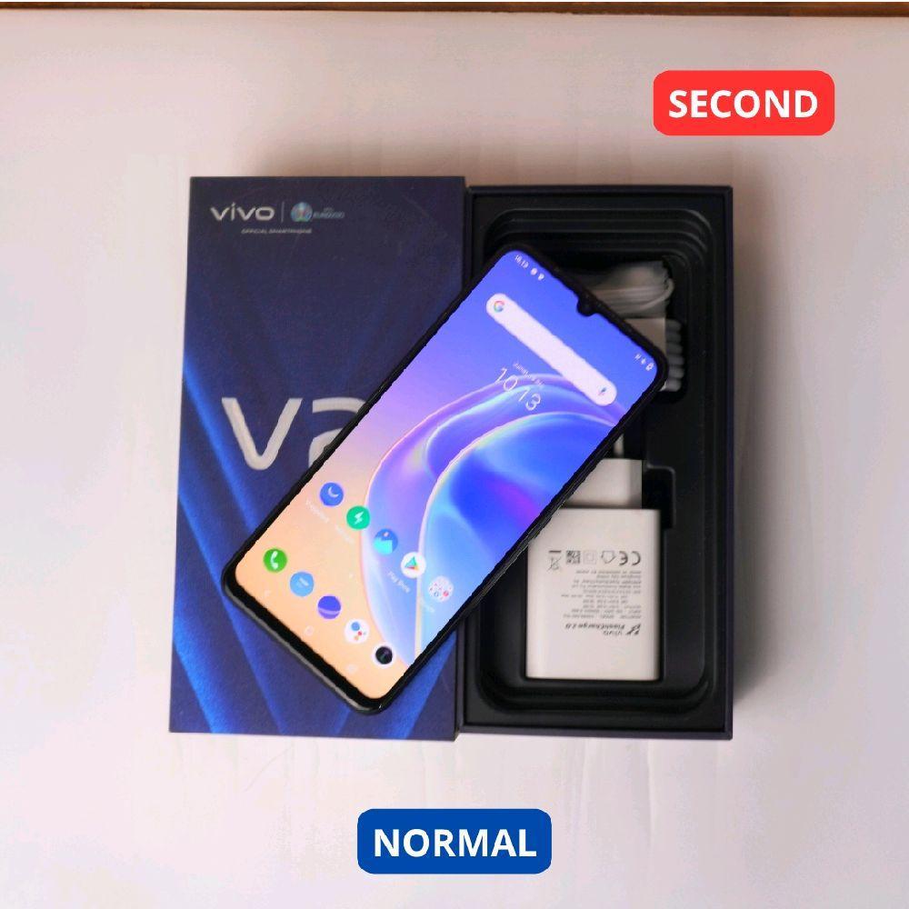 VIVO V21 8/256 GB (4G) HP SECOND ORIGINAL SINAR MUTIARA CELL