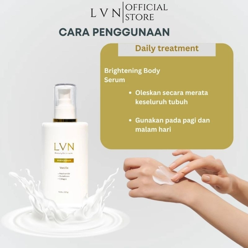 [ALL VARIAN] LVN Body Serum Pemutih Kulit Badan Ampuh Original