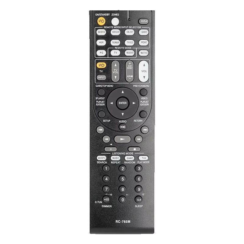 RC-765M For Onkyo Remote Control Replacement, For Onkyo Home Theater  Soundbar Auo System/AV Receive