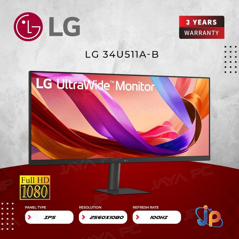 Monitor LG UltraWide LED IPS 34U511A-B - WFHD 34" Inch