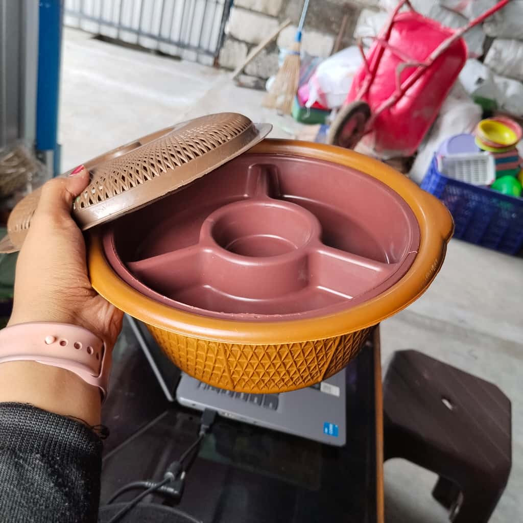 Wakul Tutup Nasi Samir - Wakul Tutup Mocca + Samir - Besek Nasi Tutup Samir Berkatan Plastik