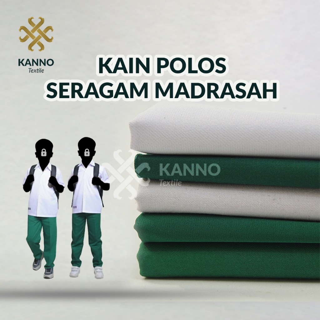 KAIN POLOS SERAGAM MADRASAH American drill/Oxford/Tessa