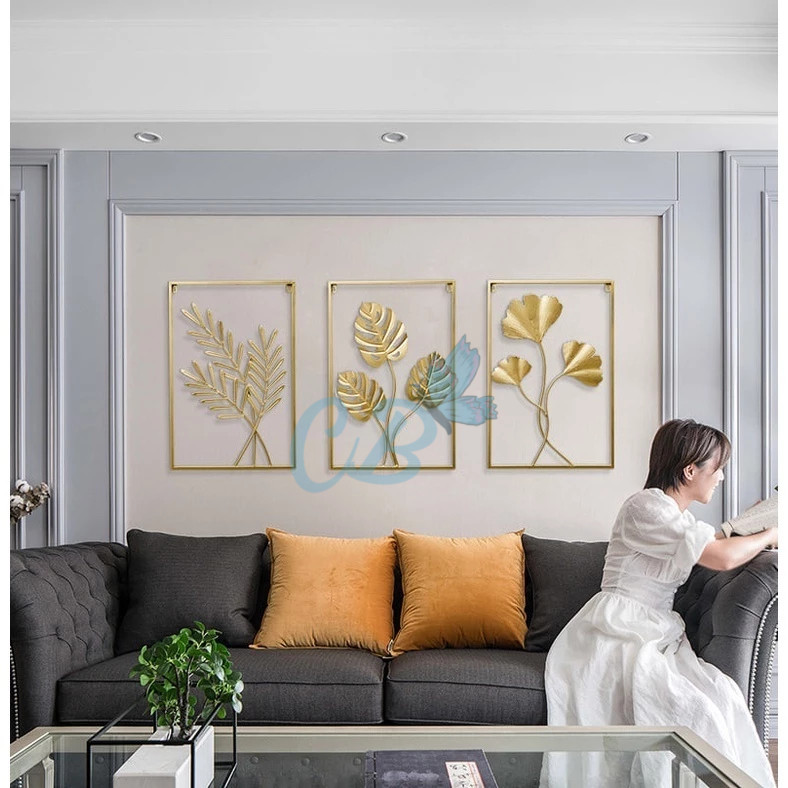 top sale Termurah-CODWall Decor Hiasan Nordic Dinding/mural tanaman besi/gaya minimalis modern berku