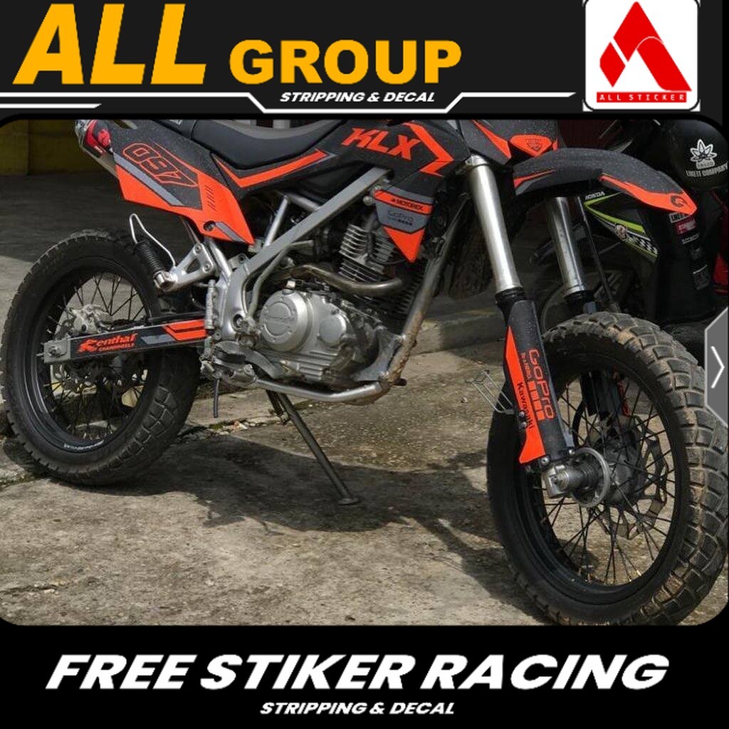 decal stiker fullbody KLX BF DOFF GLITTER