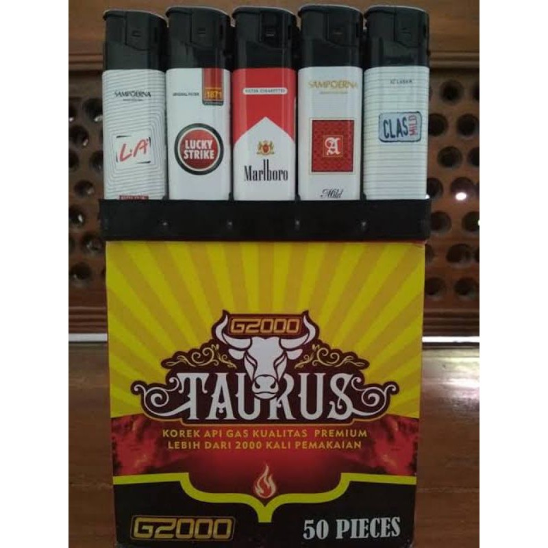 Korek magnet Taurus G2000 1 pack isi 50 pcs | Korek G2000 Taurus magnet | Korek Taurus G2000./,