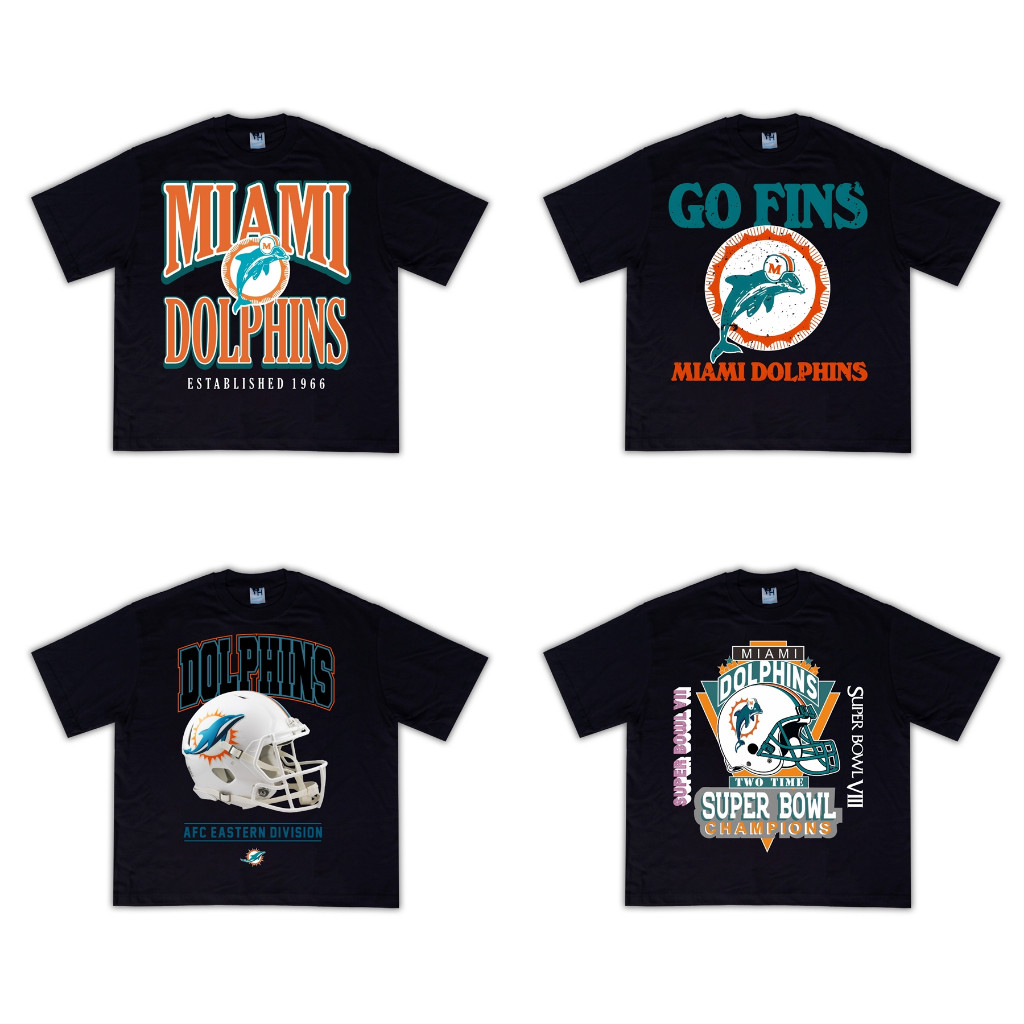 COD MIAMI DOLPHINS TSHIRT NFL VINTAGE KAOS FOOTBALL TEAM NFL NBA NHL