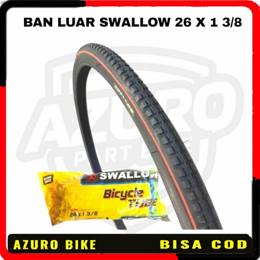 BAN LUAR SEPEDA UKURAN 26 x 1 3/8 SWALLOW