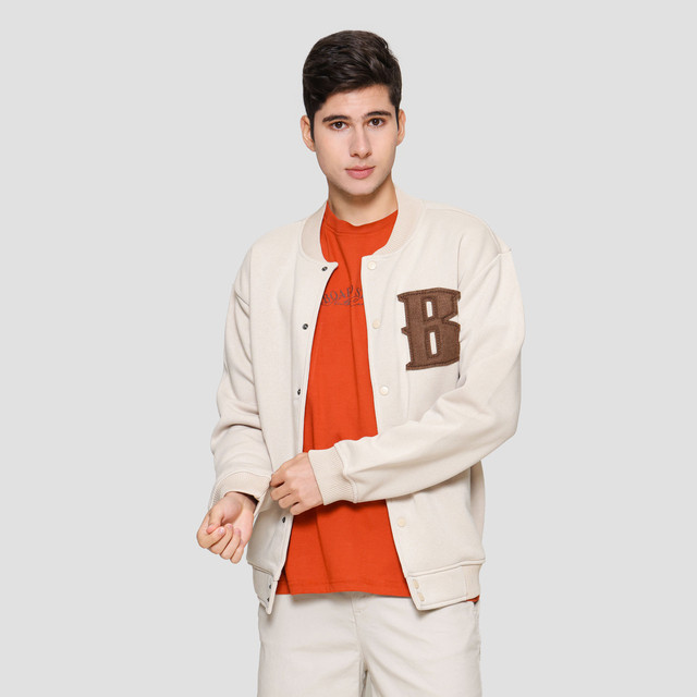 Nevada Varsity With Patches Jaket Pria 122385269