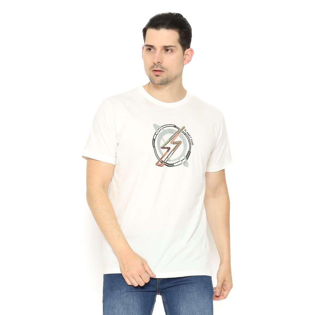 Planet Surf Clothing Kaos Lengan Pendek Pria Lizier Men Tee Planet Surf