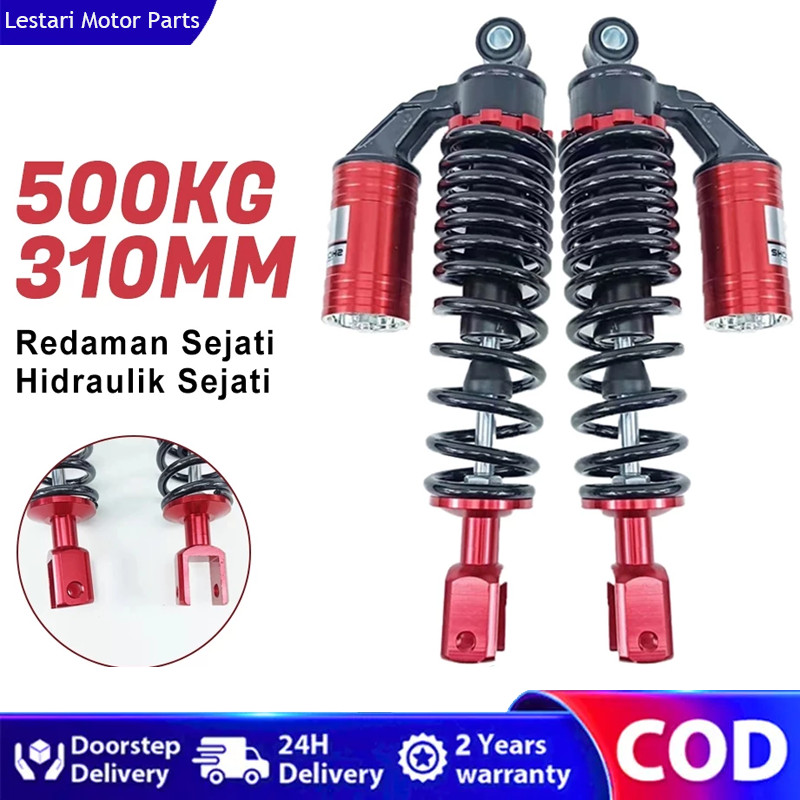 Shockbreaker Motor metic Shock Tabung Atas KTC Tipe EVO 310MM Belakang Motor Matic Shock Motor Adjus