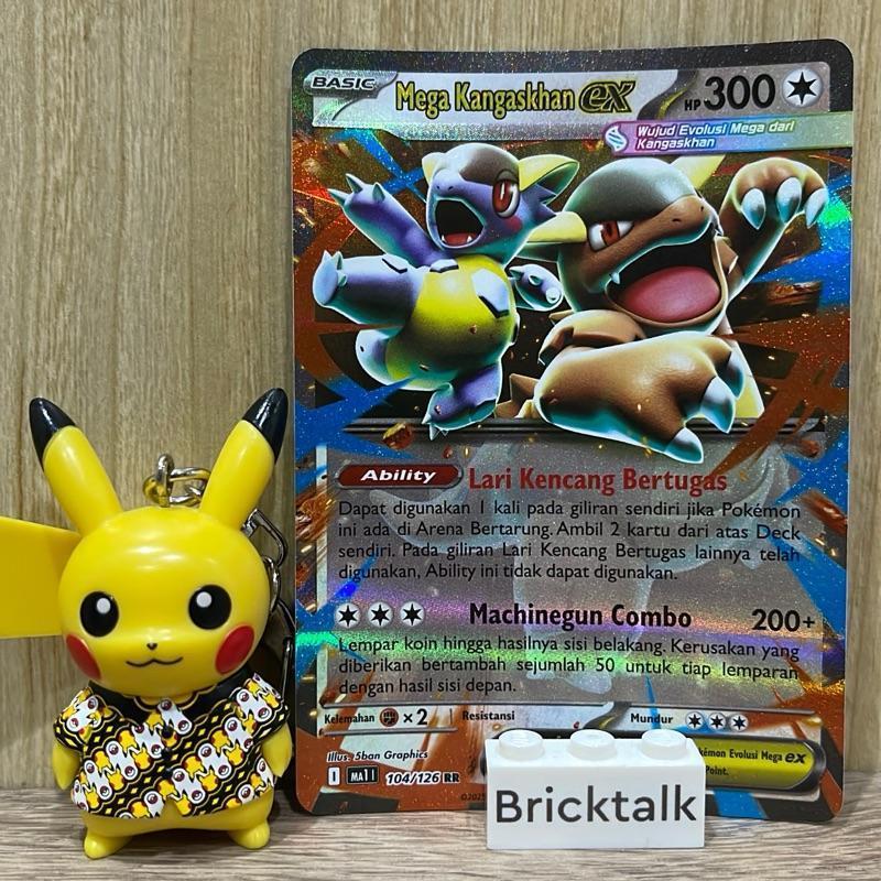 Mega Kangaskhan ex RR MA1 104/126 Kartu Pokemon TCG Mega Evolusi Trading Card Game Original