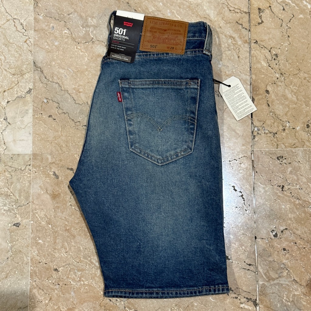Celana Pendek Jeans Pria Levi’s 501 Shorts Original Stretch 36512-0245