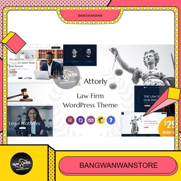 Attorly – Law Firm WordPress Theme 2.2 WZM