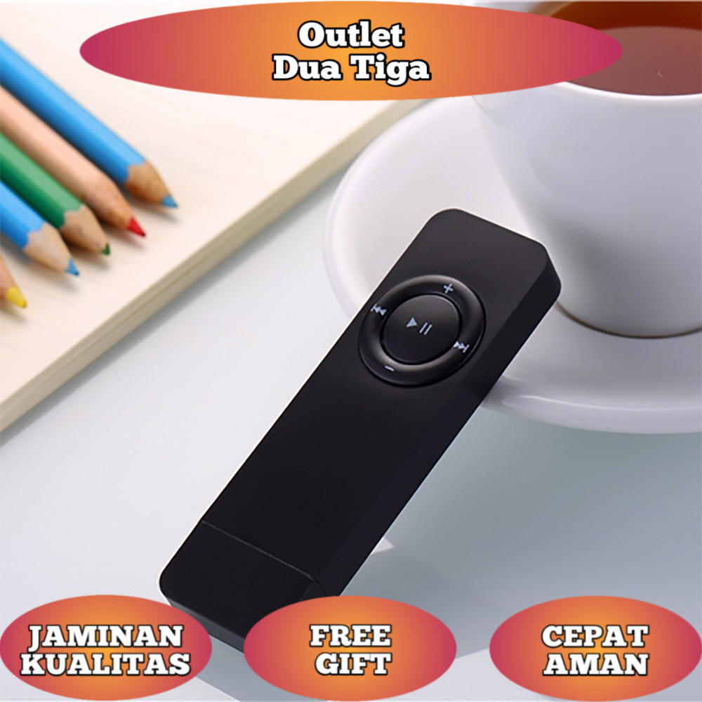 TaffStudio MP3 Player Pemutar MP3 Mini Portable Support Micro Sd Tf Card M3 Music Musik Al Quran Cli