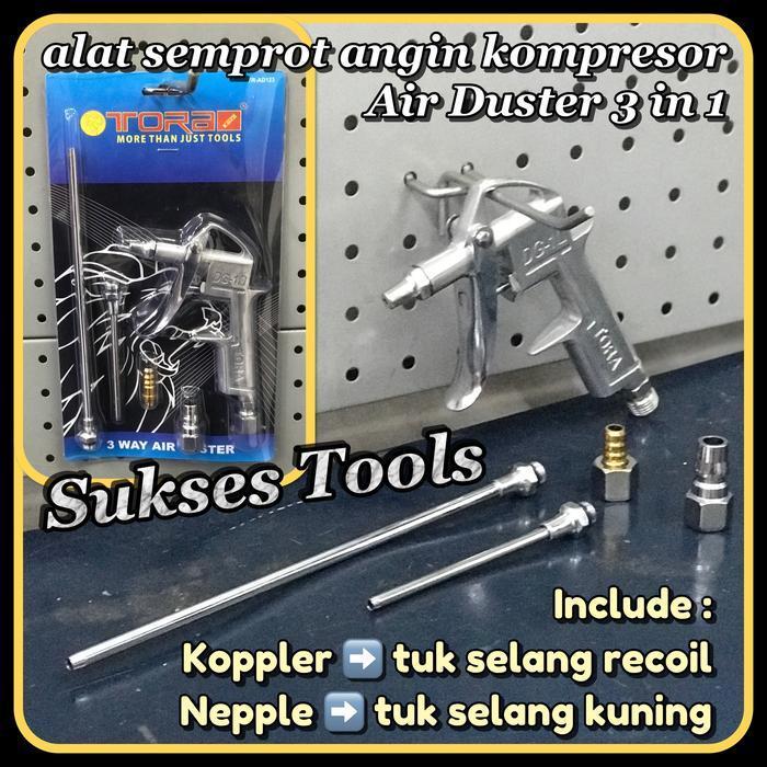 Air Duster - Alat Semprot Angin - Pistol Kompressor Angin Komplit