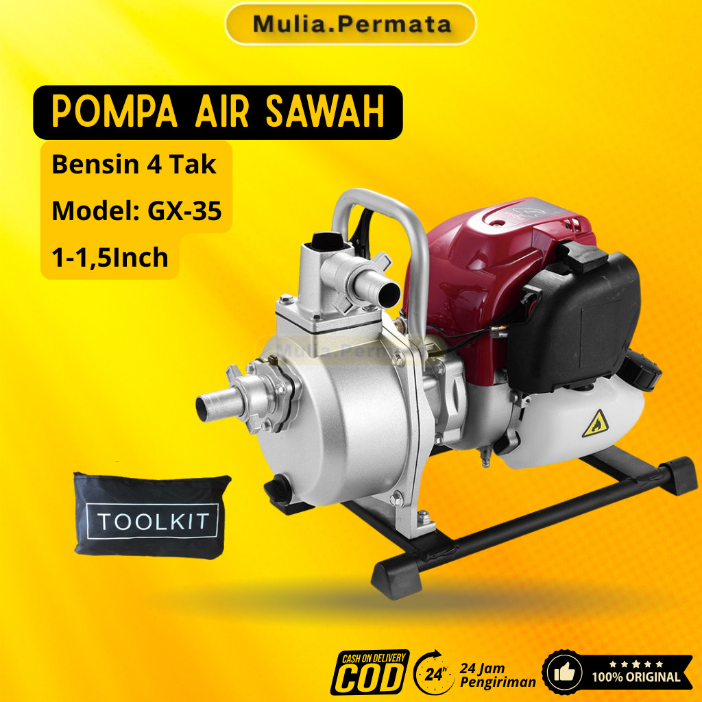 Pompa Air Mesin Pompa Air Sawah Irigasi 1 - 1.5 Inch Water Pump 1 - 1,5" BERGARANSI