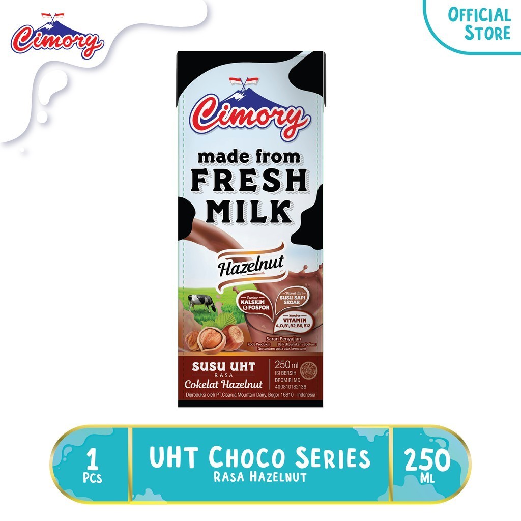 CIMORY UHT MILK HAZELNUT 250ML