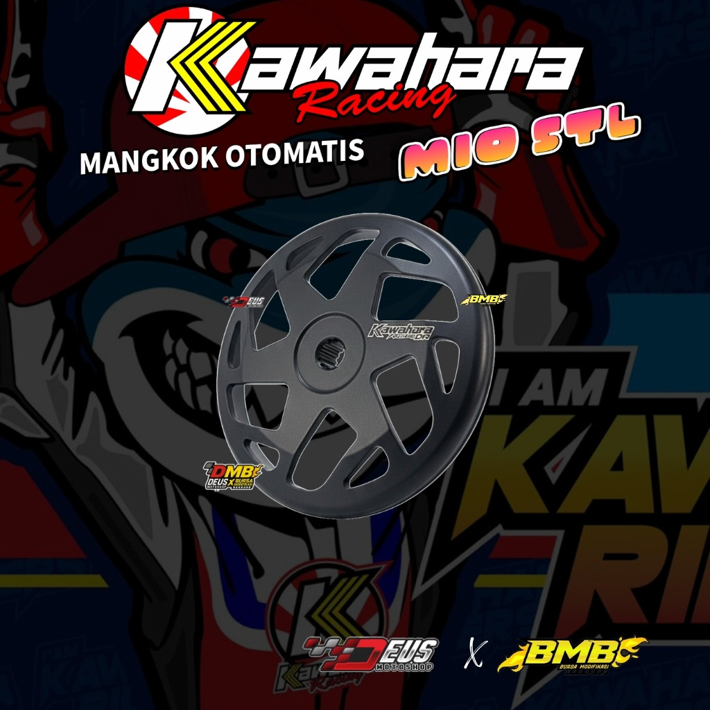 KAWAHARA MANGKOK MIO 5TL MANGKOK OTOMATIS KAMPAS GANDA DAILY RACING MIO SPORTY SOUL NOUVO