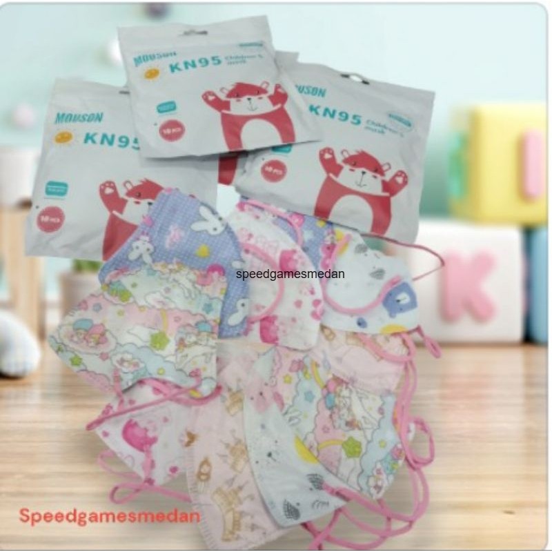 MASKER ANAK KN95 MOUSON ANAK/KN95 ANAK, MOTIF KARAKTER LUCU
