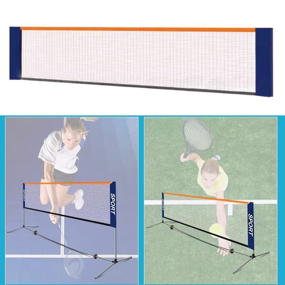 Creative Badminton Tennis Standard Net 3.1 Meters Simple Tennis Net Fine Mesh Standard Badminton Net