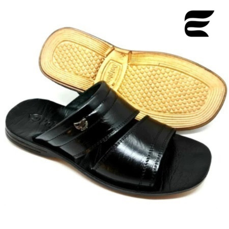 Dolphin Sandal Slide Pria Kulit Asli Anti-Slip Sandal Dolphin "D-25" Kulit Asli Sandal Dolphin Origi