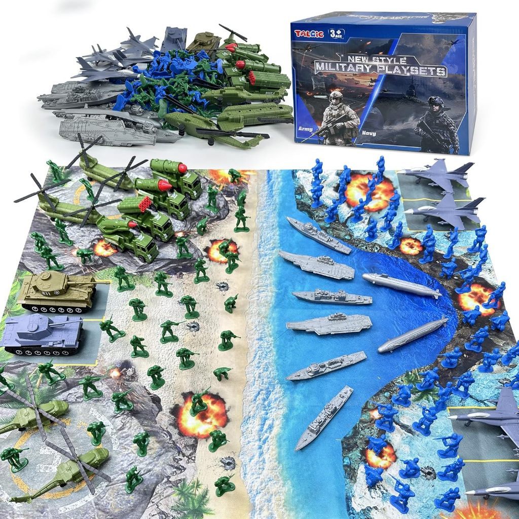 4096 Army Men Toys Large Battle Playset-Set Includes Army Men Action Figures