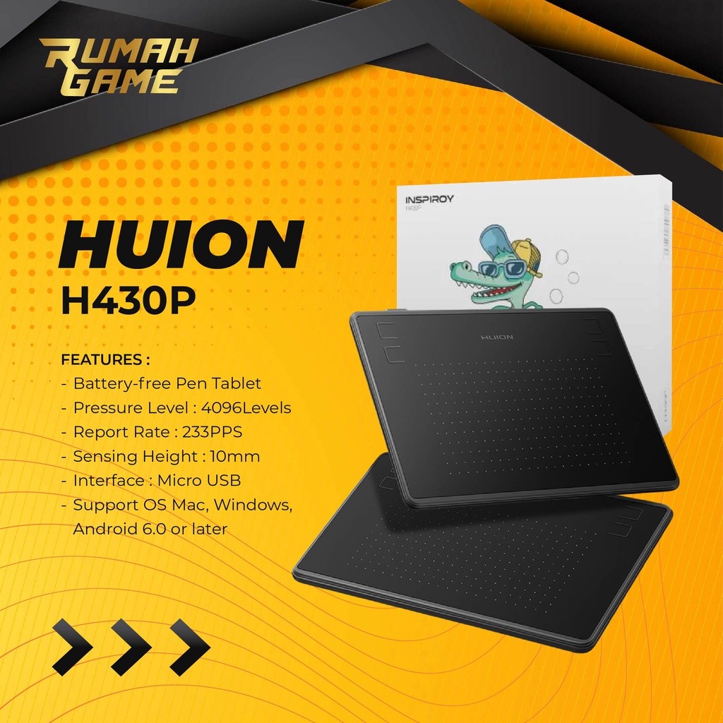 HUION H430P Graphic Drawing Pan Tablet Huion INSPIROY H430P original